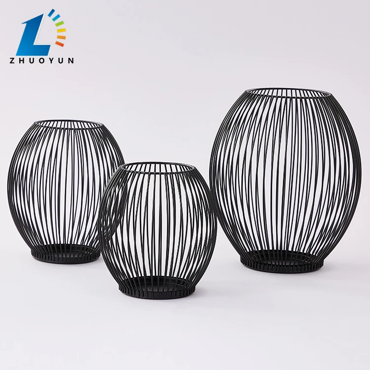 Zhuoyun Modern Gold Table Centerpiece Party Wedding Decoration Pillar Metal Candlestick Holder