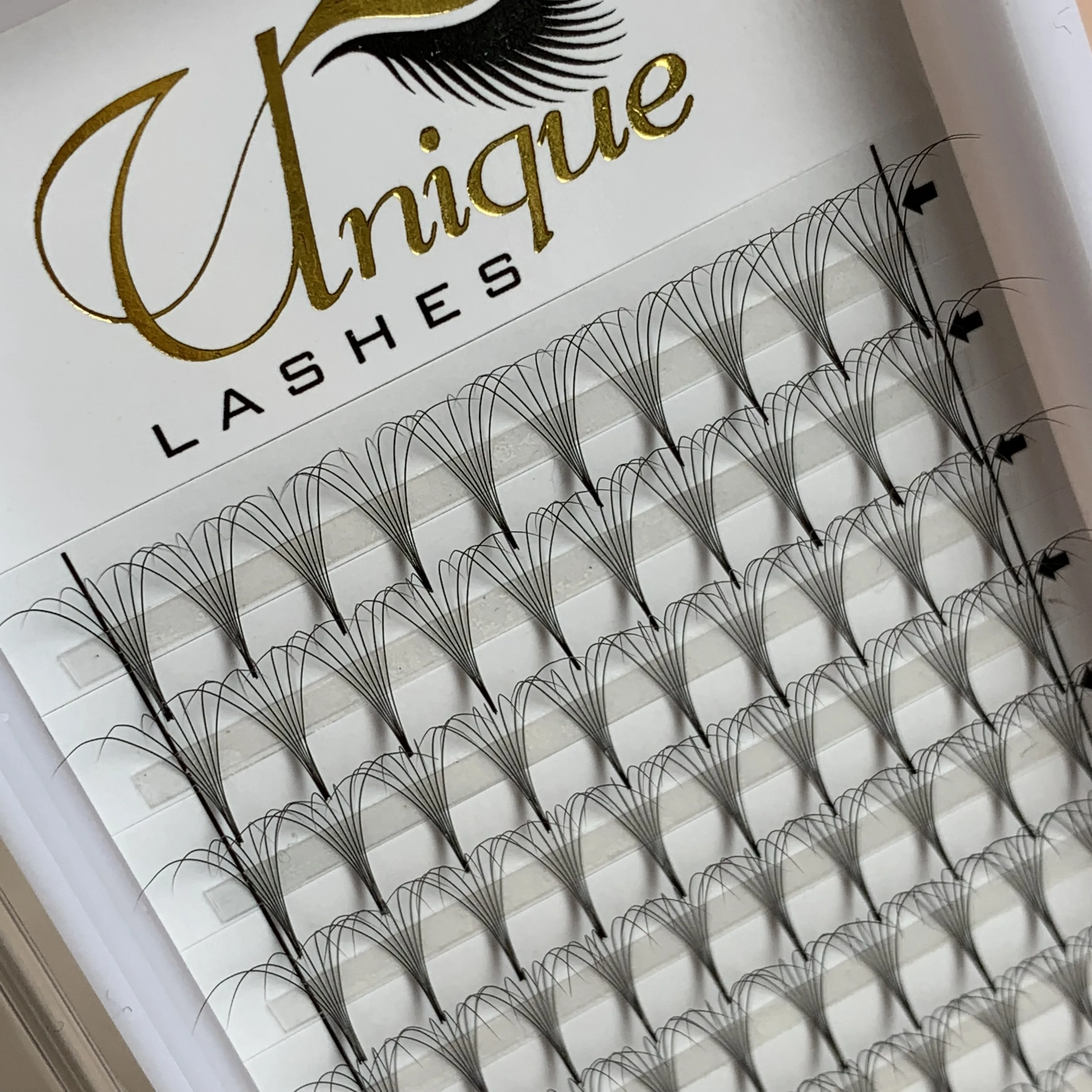 3D 5D 6D 10D Premade Volume Lash Extension Fans Thin Pointy Base Russia Volume Eyelash Extension Fans