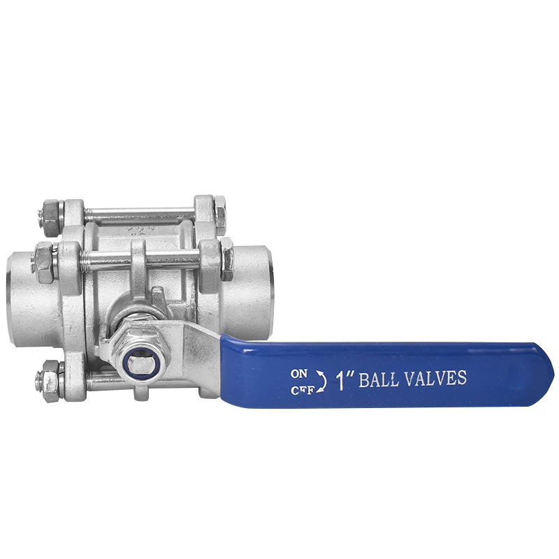 FrtnVlve Factory direct selling stainless steel manual 3pc butt weld ball valve