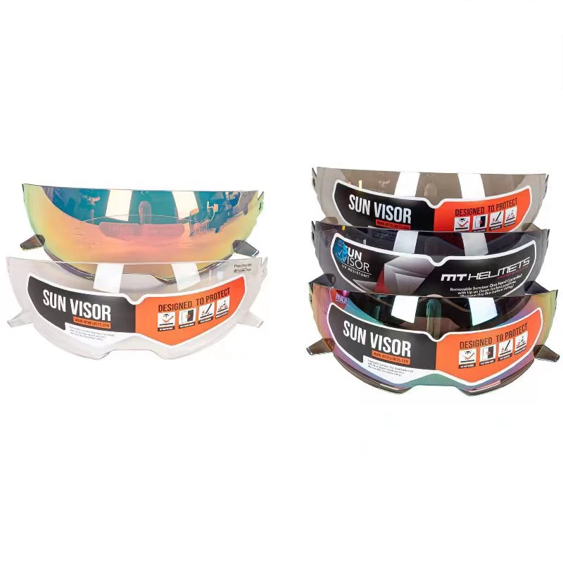 Hot selling OEM  ballistic bike pasgt motorcycle helmet  lens visor for  MT  street fighter