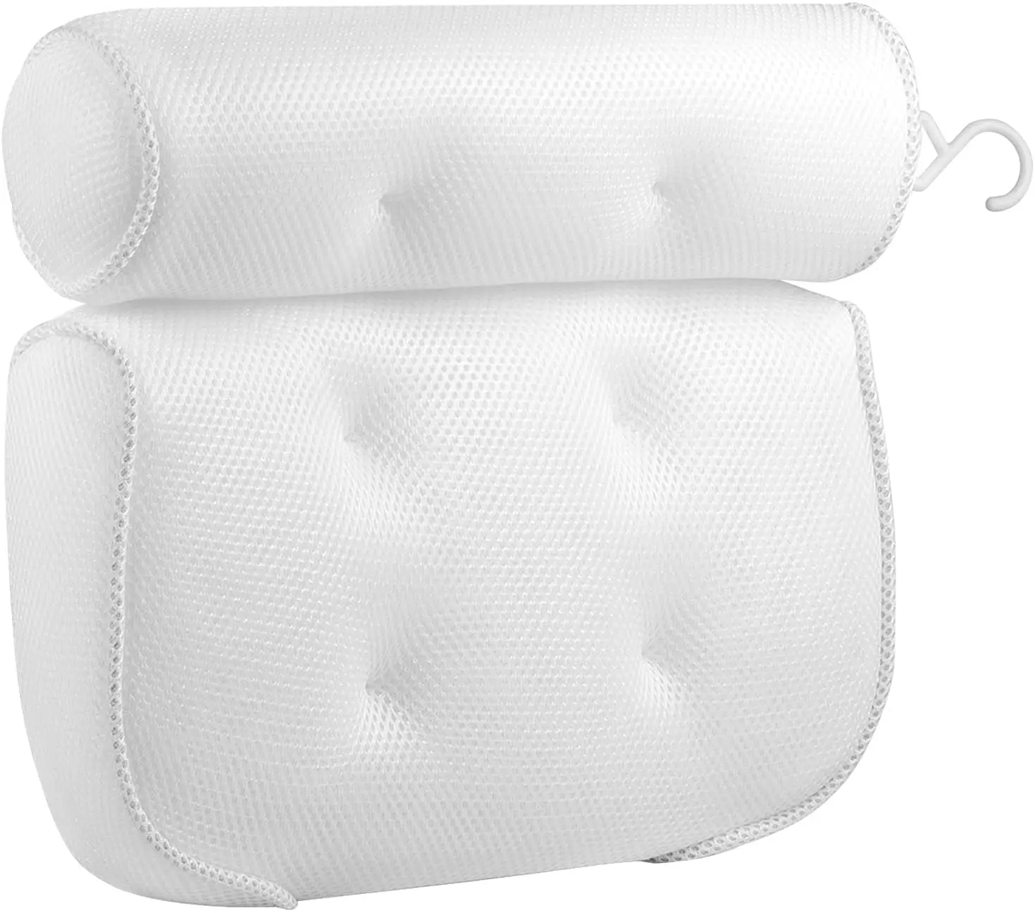Bath Pillow 4D with 7 Non Slip Suction Cups neck and back massage