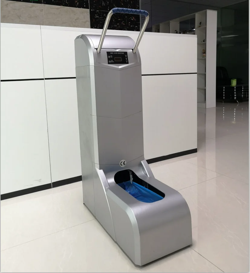 China supplier automatic disposable shoe cover dispenser for cleanroom