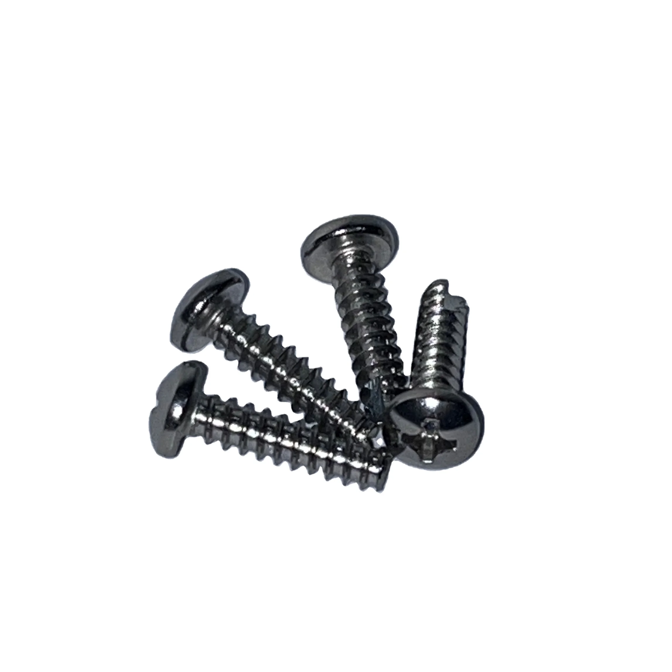 Din Cross Pan Head Cut Tail F-Point Self-Tapping Screws Metric Measurement System Stainless Steel Carbon Steel Nails