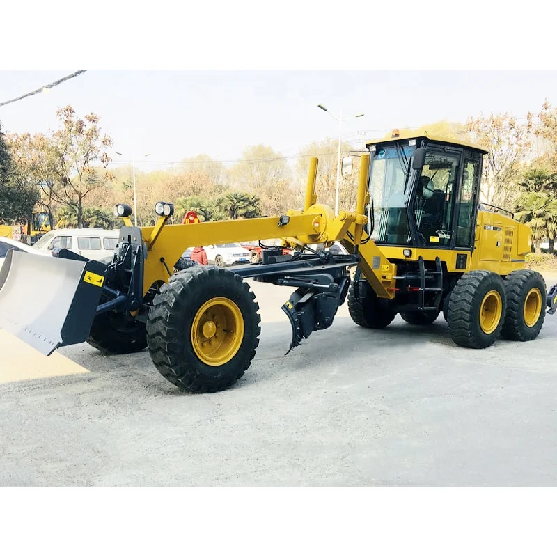 132kw Road Construction Machinery Motor Grader GR165  With Front Blade And Rear Ripper