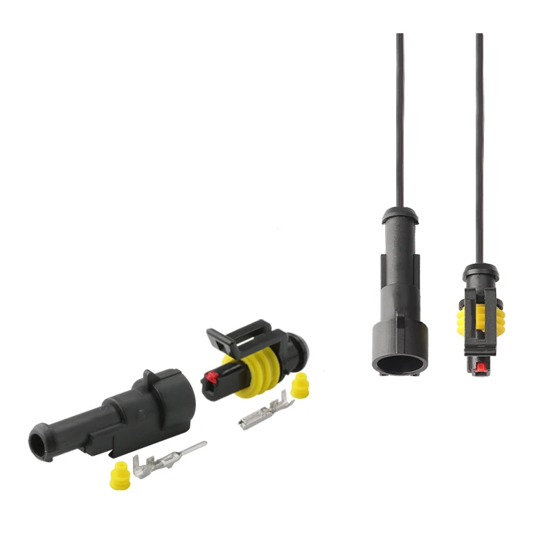 Tyco AMP 1.5 series 1pin 2pin 3pin 4pin 5pin 6pin waterproof wire harness connector 15cm line 282103-1 282079-1 DJ7011-1.5-21/11