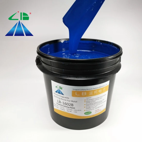 Металлическая пластина травление чернила LPI травление чернила