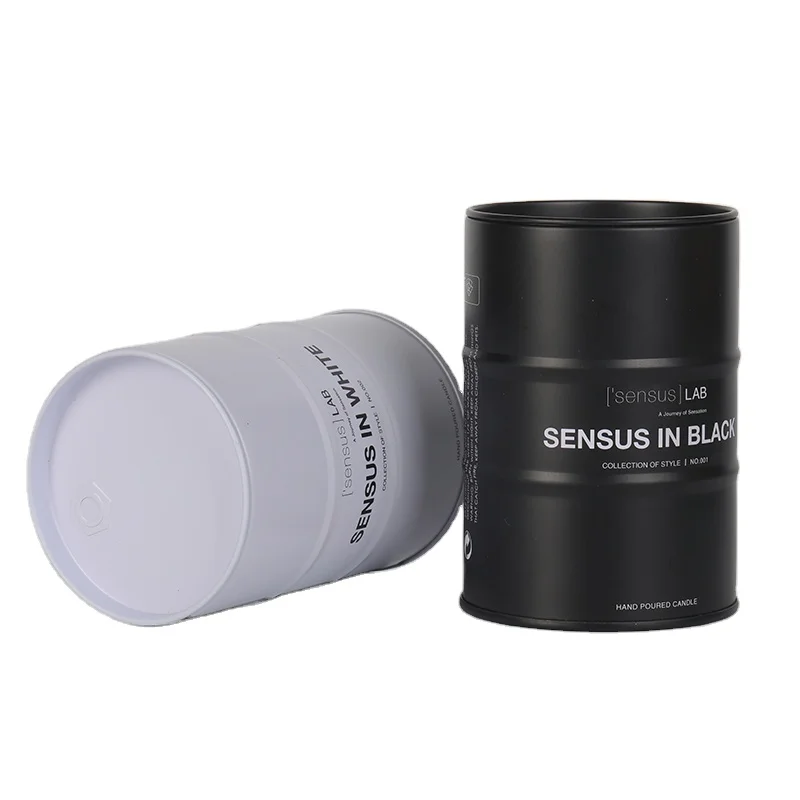 Hot Selling Sunflower Oil Tin Food Grade Tin Oil Cans Cylinder 500ml Edible Oil Tin with Lids