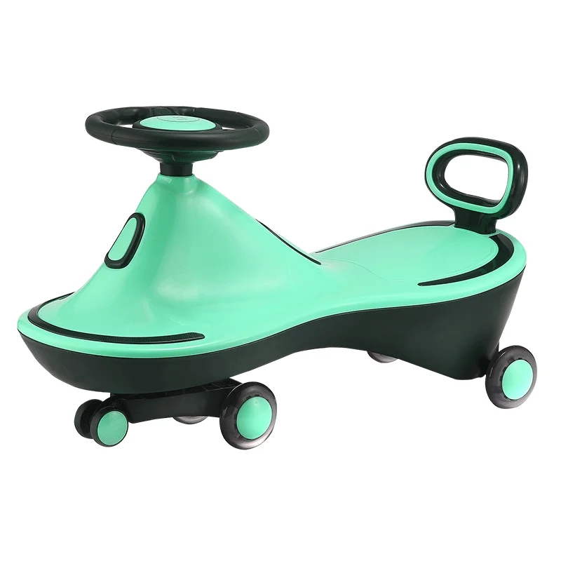 Manufacture Child children Swing Car Steering Wheel Colorful Wiggle Car Swing park driving Ride On Car