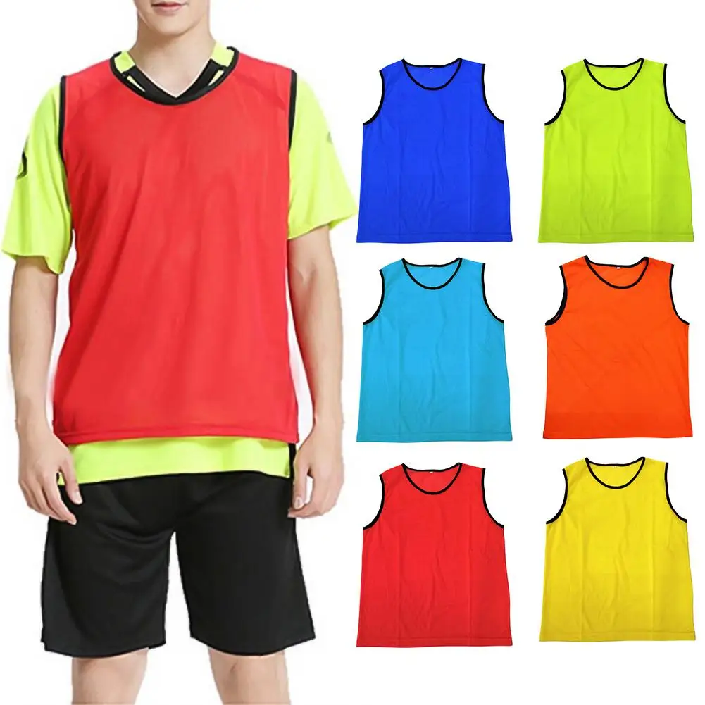 Factory Wholesale custom soccer vest training mesh bibs training vest sport
