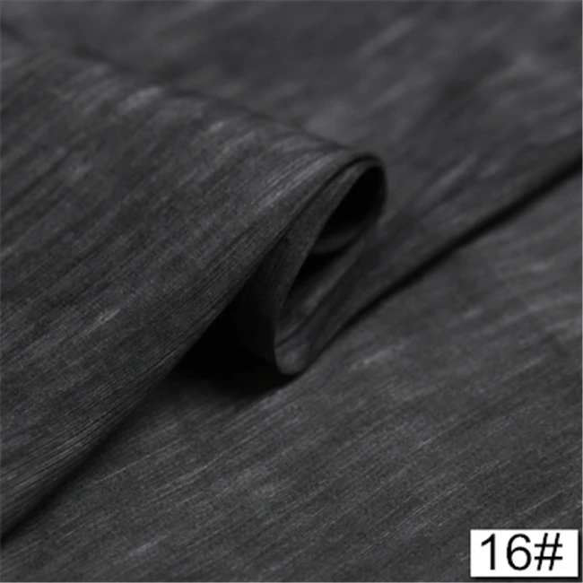 Good Texture  hemp blend Solid Color Pattern Silk Linen Fabric  for Dress and Clothes