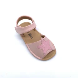 Cheap wholesale flower baby shoes flat sandals for little girls
