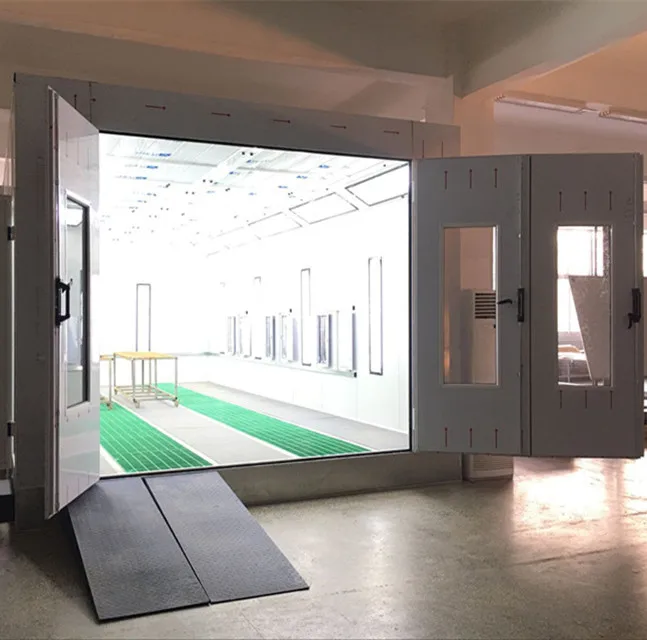 Камера для покраски автомобиля с системой нагрева природным газом