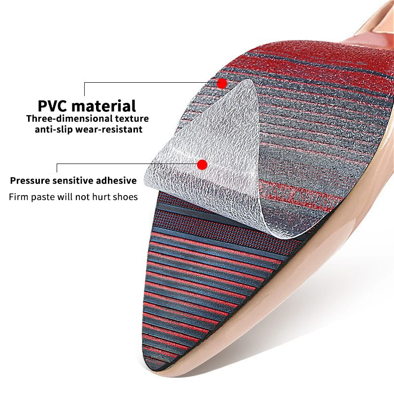 Self Adhesive Anti-slip Crystal Clear Sole Sticker Protector Sneaker Shoe Soles Protector Film For Shoes And High Heels