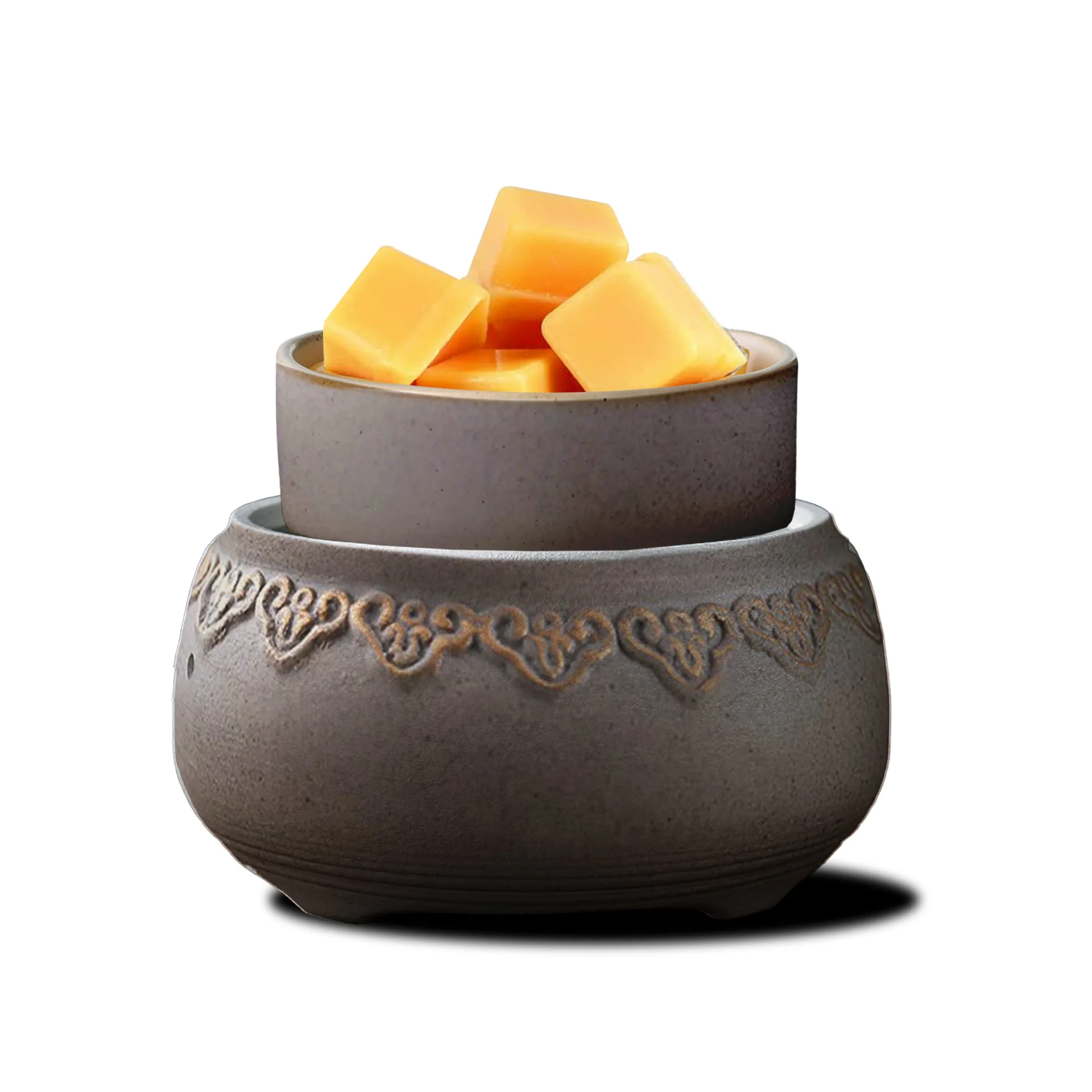 Ceramic Wax Melt 2-in-1 Candle and Fragrance Warmer for Warming Scented Candles or Wax Melts