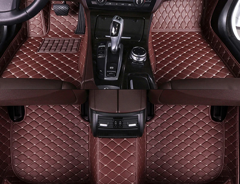 Custom Car Floor Mats Full Surrounded Waterproof Anti-Slip All Weather Protection Leather Material Car mat