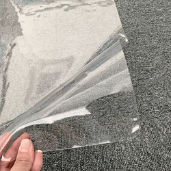 Customized Carpet And Floor Protector Embossed PVC Office Chair Mat