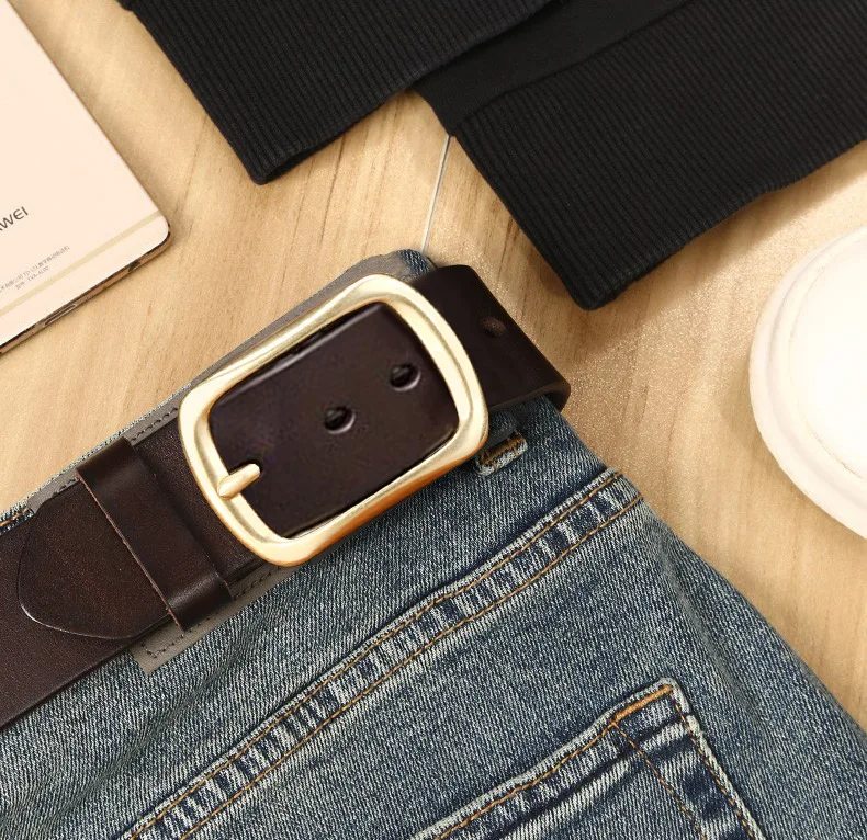 Customize Leather Belt For Men Genuine Leather Custom Logo Premium Quality Belt For Men In Pure Leather