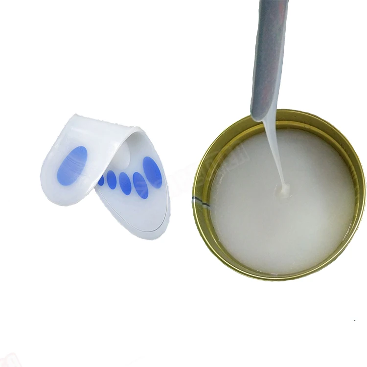 Платиновый полированный силикон 10 Shore A для силиконовой обувной стельки