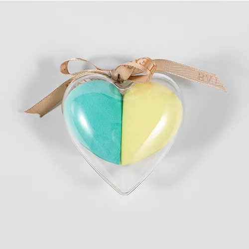 Wholesale Super Soft Heart-shaped Makeup Puff Kits Powder Puff Custom Blending Sponge Puff Makeup