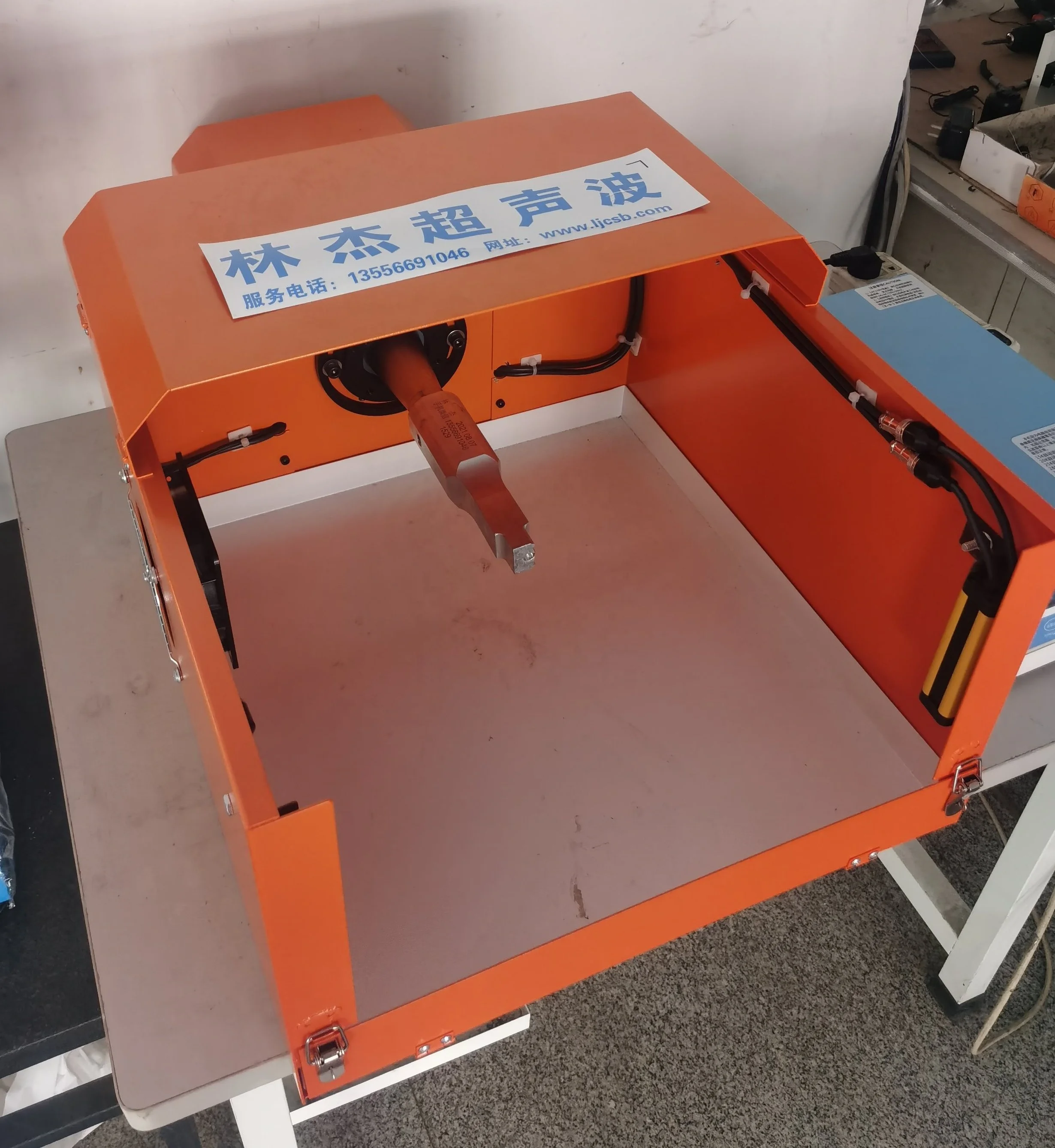 Factory Price Horizontal Ultrasonic Vibration Injection Nozzle Separator Machine New AC Water Inlet Plastic Welding Motor PLC