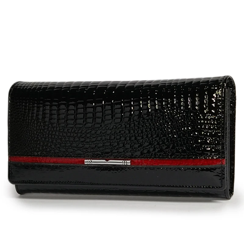 HR148 New Genuine Leather Wallet for Women Coin Wallet Female Retro Luxury Handbag Ladies Evening Party Classic Handheld Purse