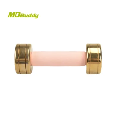 MDBuddy Titanium Dumbbells Steel Dumbbells Steel Weights with Soft Foam Handle for Women Men or Kids Home Gym Fitness Studio