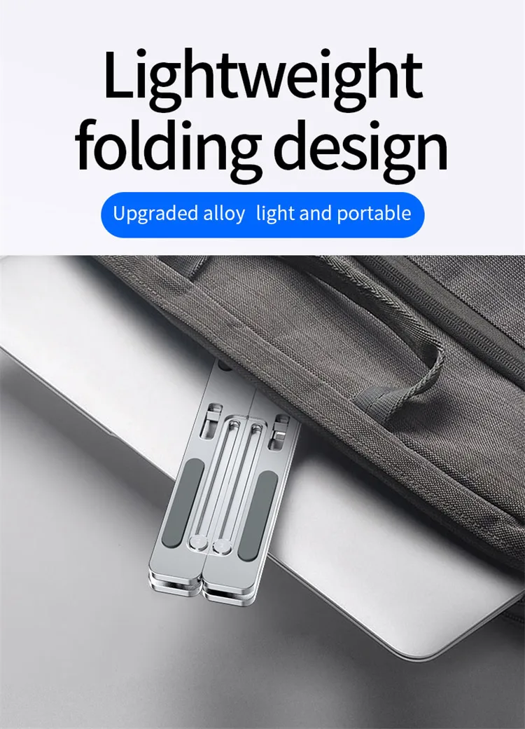 Best sellers laptop stand portable adjustable foldable laptop stand nonslip desktop cheap computer desks laptop stand for sale