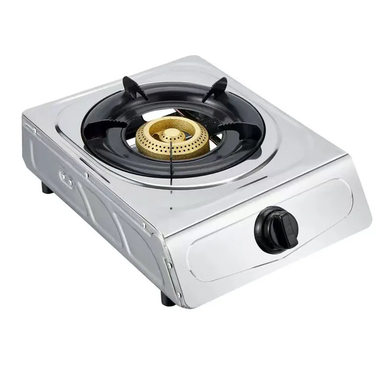 1-Burner Gas Cooktop with Auto Ignition stainless steel Gas Stove for Home Cooking with  gas stove for home cooking