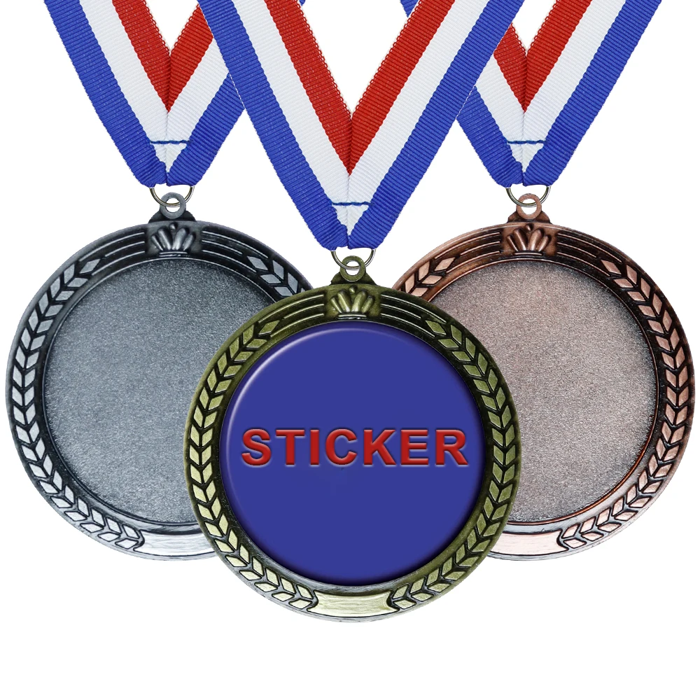 LY FREE LASER wholesale custom gold metal football Blank medallas de metal sports medals and trophies