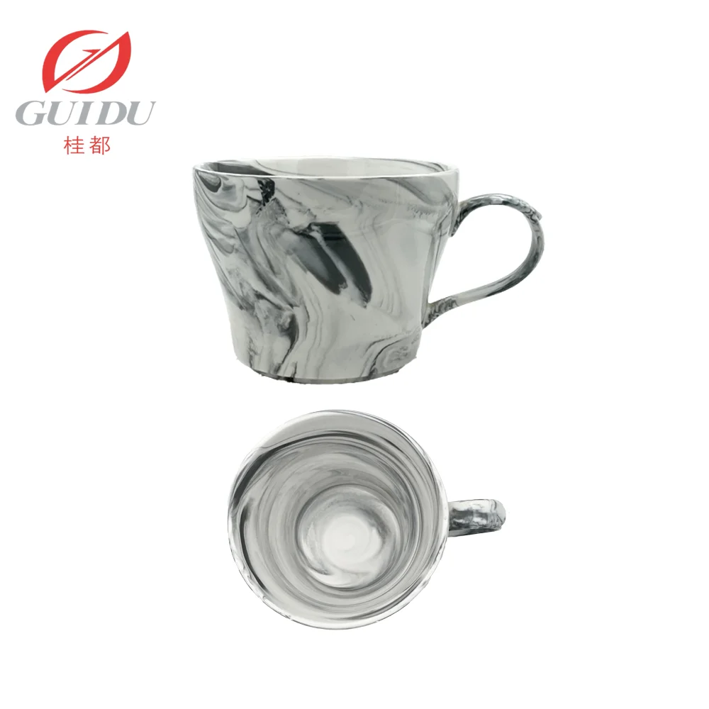 Mugs Marble Moscow Mule Wholesale Reusable Custom Print Enamel Porcelain Tea Sublimation Ceramic Coffee Tumblers Cups Mugs