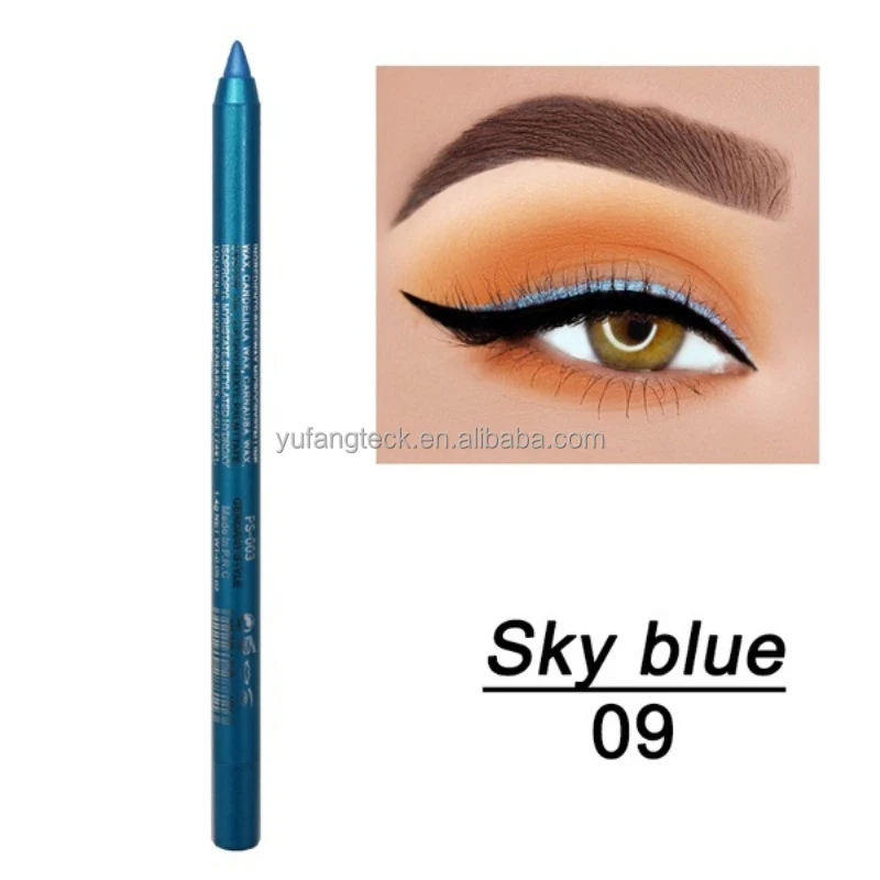 Women Color Eye Makeup Cosmetics Tools Colored Long-lasting Not Blooming Eye liner Pencil Waterproof Pigment Eyeliner Pen