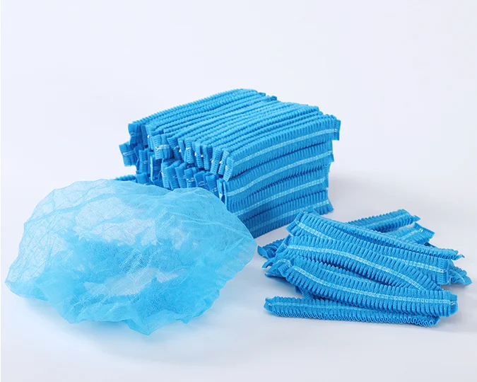 Factory Price Non-Woven Shower Cap Disposable Chef Cap Disposable Strip Cap