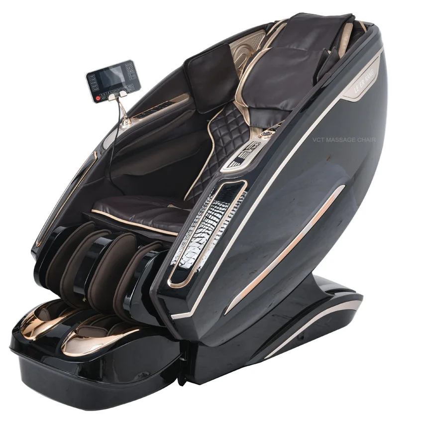 VCT-109D Chair Massage 2024 Luxury Ai Music Shiatsu Full Body 4D Zero Gravity Best Quality Air Pressure Massage Chair