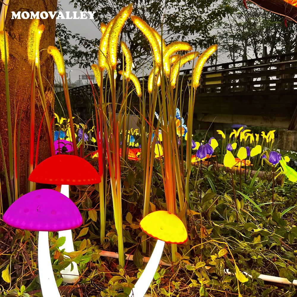 Momovalley оптовая продажа трендовые 2024 Новые поступления светодиодное светящееся уличное освещение для дома парка весеннее сада