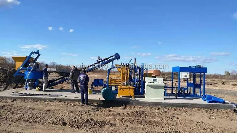 QT4-15 Brick Making Machinery Concrete Block Machine Automatic Interlocking Brick Making Machine Price in Zambia