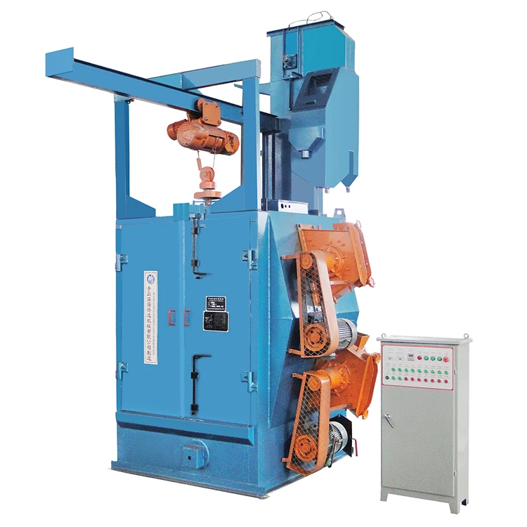 China Q37 Automatic High Efficiency Hook Type Shot Blasting Cleaning Machine For Sale