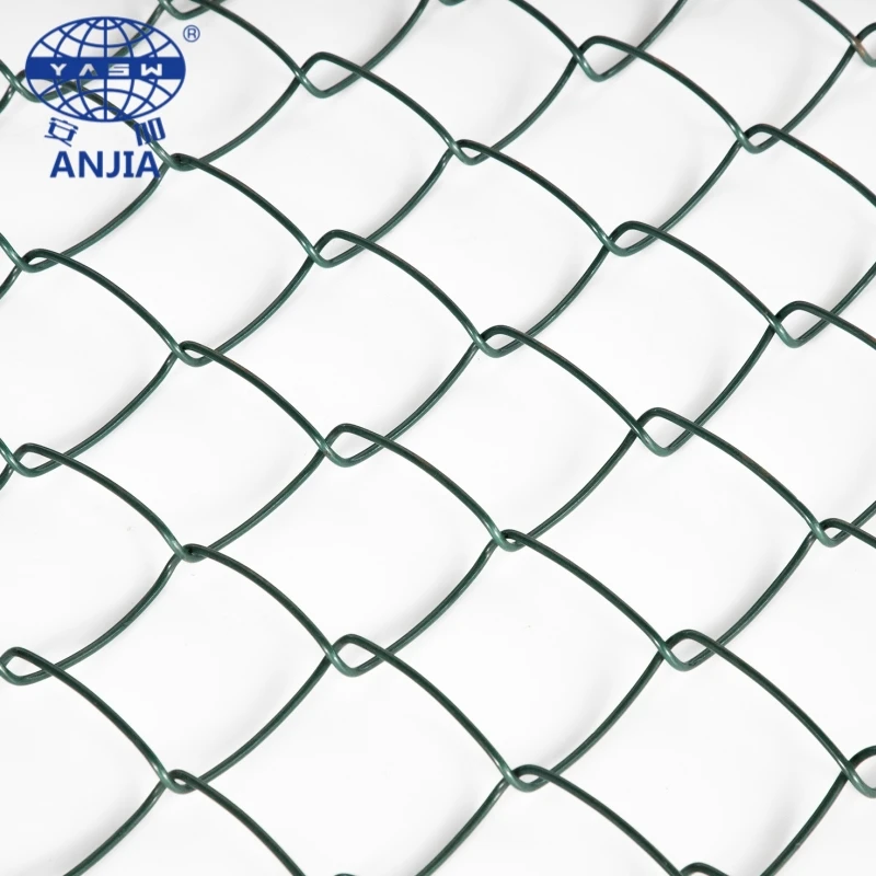 Low Price Galvanized Diamond Wire Mesh Fence 100ft 8ft Yclone Wire Mesh Pvc Black Vinyl Coated Chain Link Fence Roll