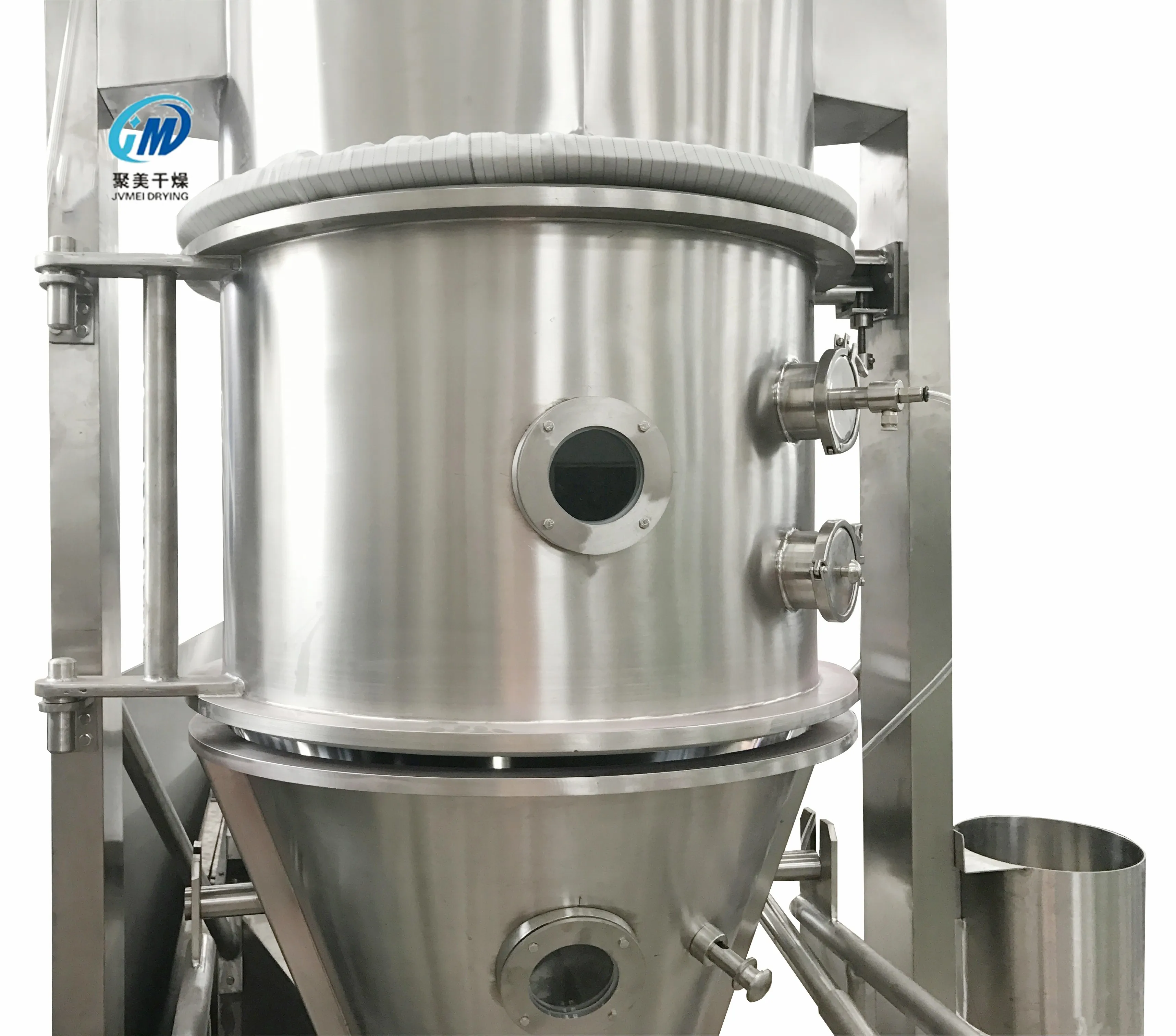 Factory directly sale FL salt pharmaceutical granulating fluid bed pharmaceutical granules fluidized granulator