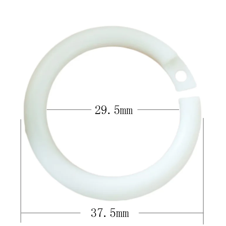 Bestlife Curtain Buckle Hanging Ring Plastic Shower Curtain Hooks Rings