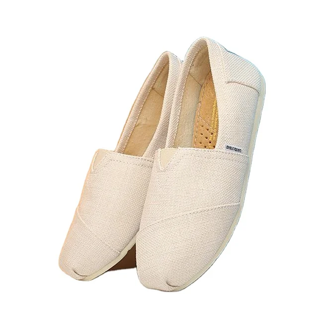 Summer casual espadrilles shoes Wholesale Solidly colored canvas shoes Espadrilles for men