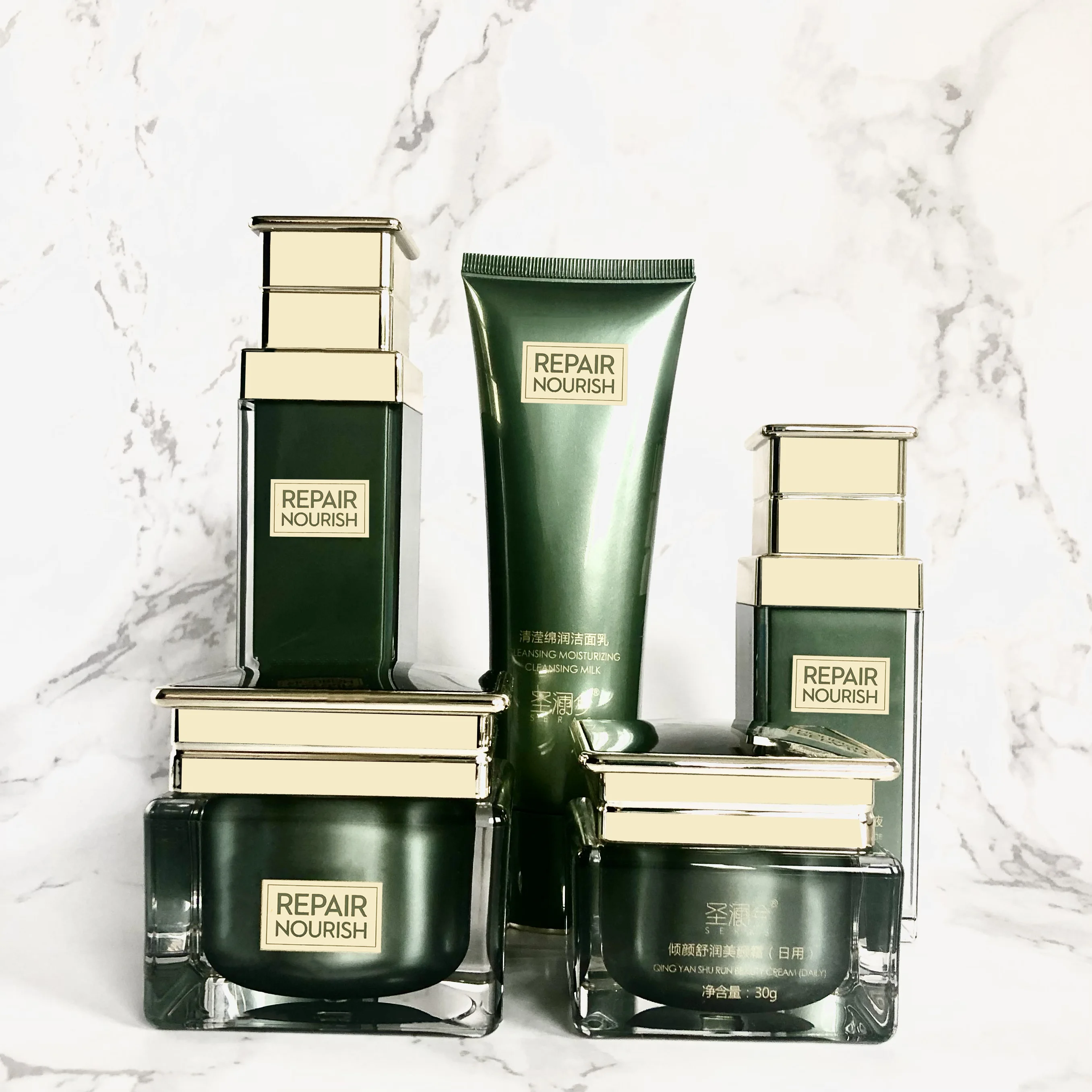 
Набор для ухода за сухой и увлажняющей кожей carnosine, упаковочная коробка, пластиковый упаковочный набор для ухода за кожей 