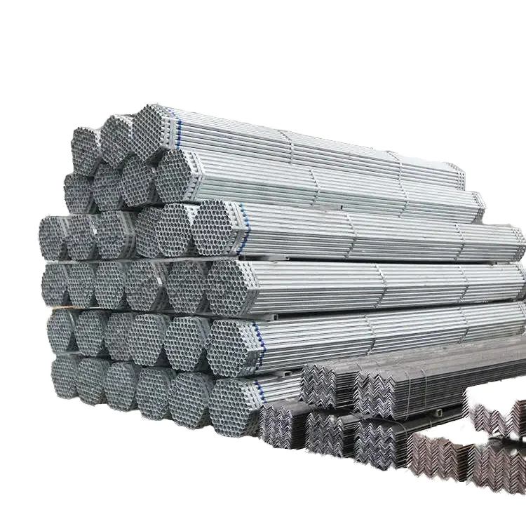 ASTM A36 предварительно оцинкованная Круглая стальная труба для промышленных лесов высококачественная