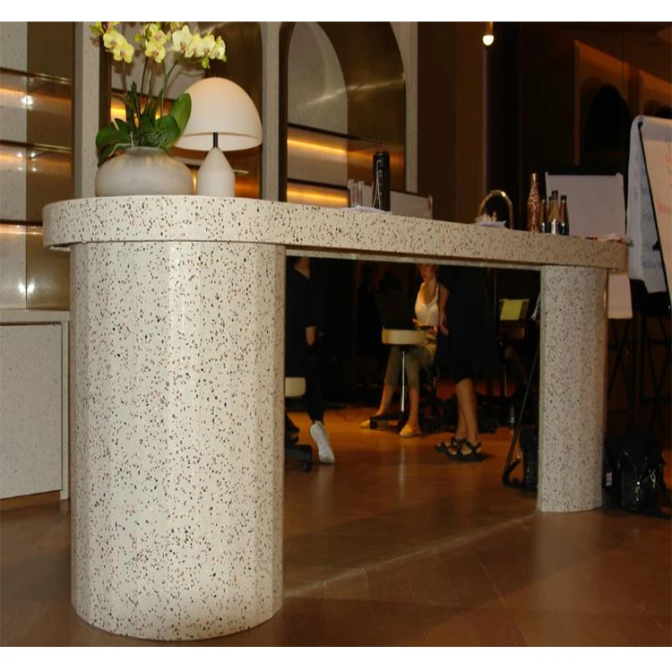 Epoxi Polishing Terrazzo Table And Sink