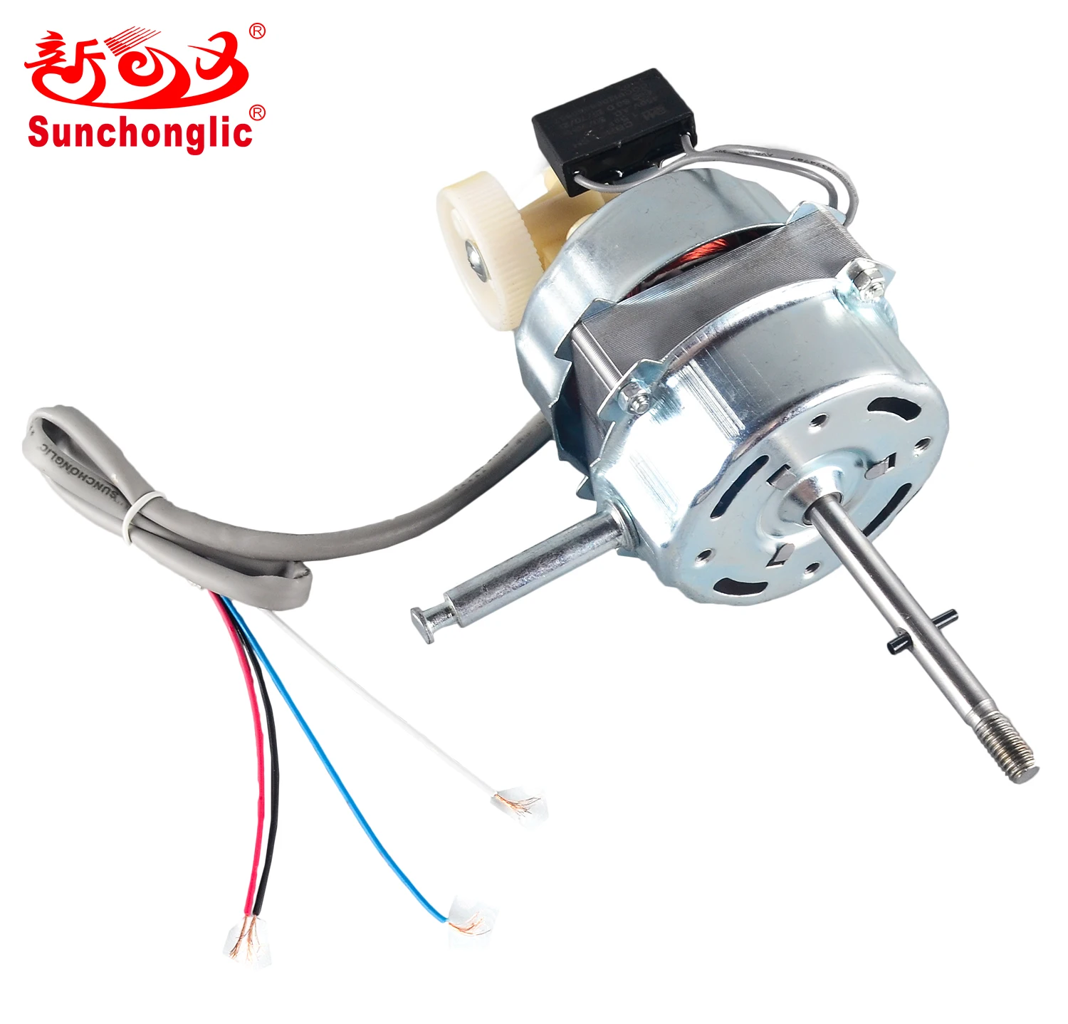
Sunchonglic factory manufacturer 20 inch 220v 55w table fan parts aluminum coil electrical fan motor with capacitor 
