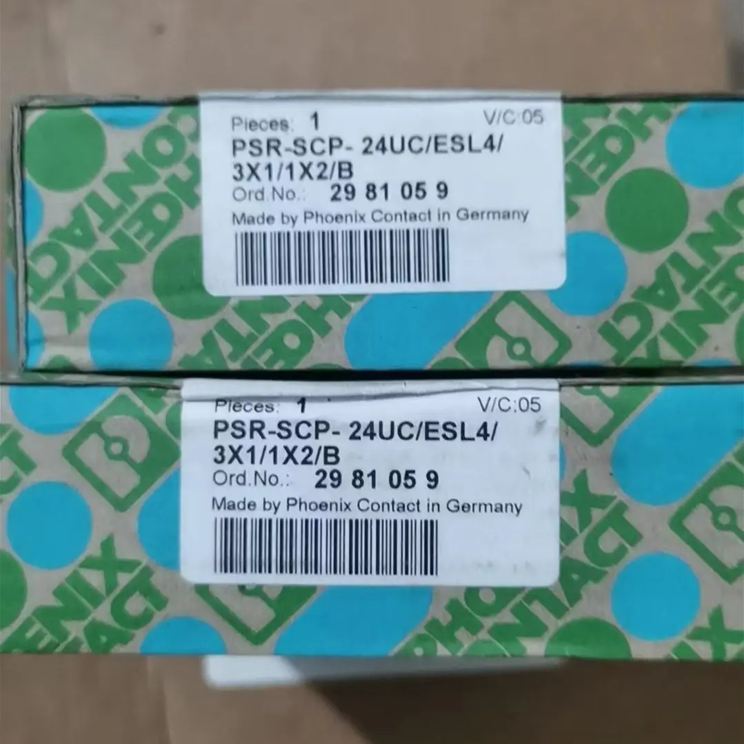 PHOENIX 2981059 PSR-SCP- 24UC/ESL4/3X1/1X2/B Safety Relays In Stock