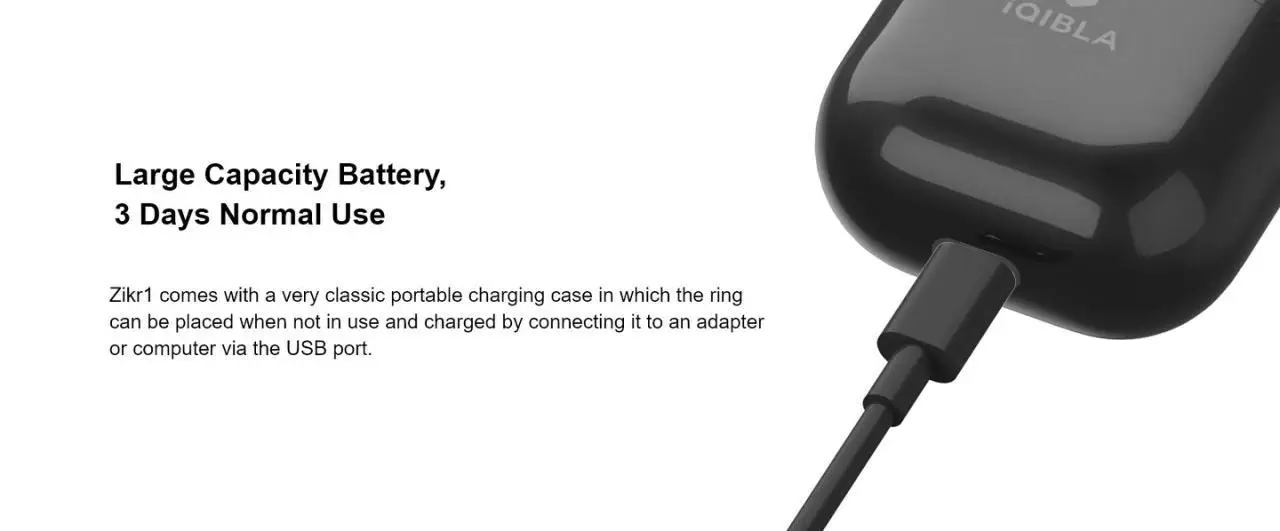 Smart Electronic Zikir Counter with app control 5 times remind function