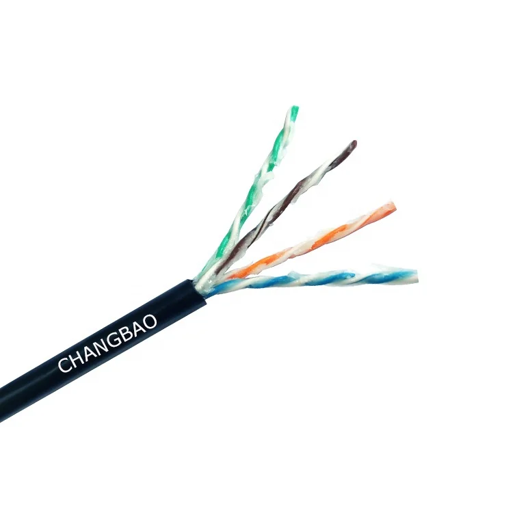Changbao waterproof utp cat5e outdoor cable jelly filled utp cat5e cable price