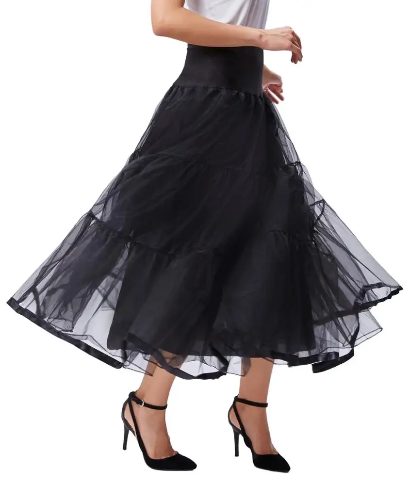 
SLA02038 SD Womens Voile Crinoline Petticoat Underskirt For Retro Dress Vintage Dress 