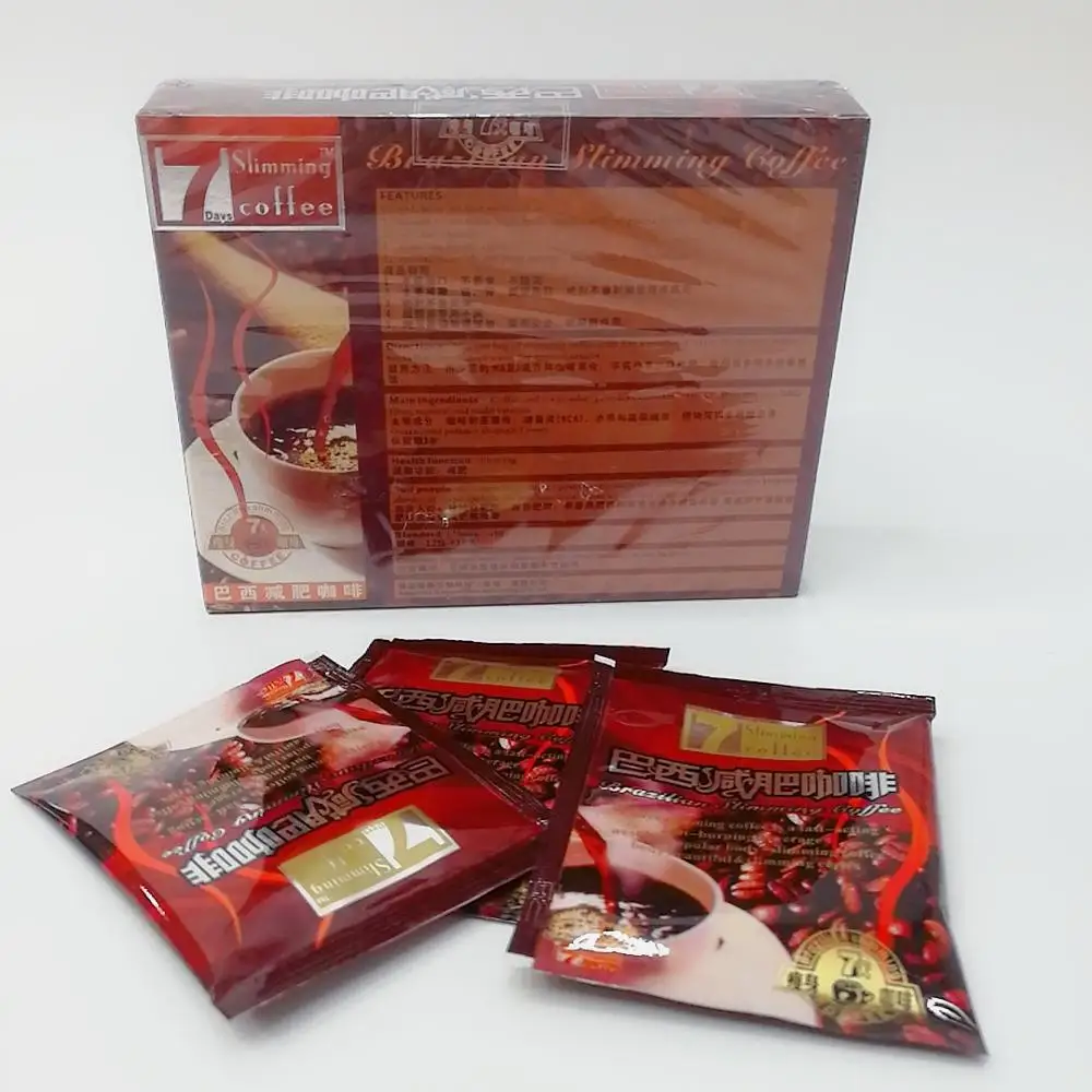 
7 days Slimming Brazilian coffee Weight loss products for burning fat 