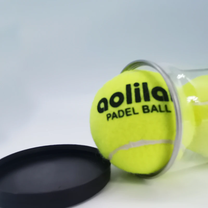 Wholesale Tennis Machine Cricket Rubber Professional Tennis Ball Custom Logo felt Material Mini Tennis Rackets Ball